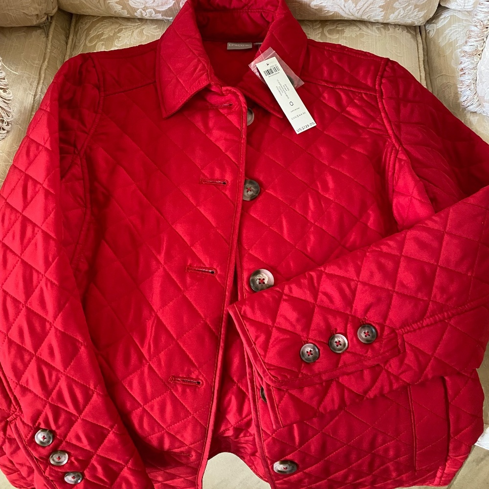 Chico's quilted jacket